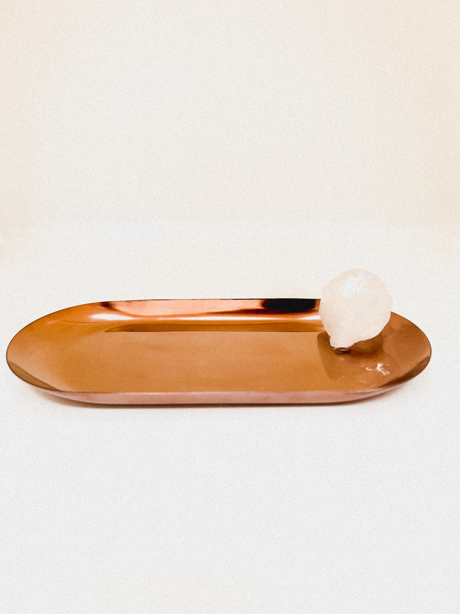 Gold Plated Quartz Tray