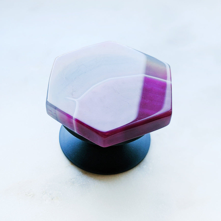 Amethyst Hexagonal Pop Socket