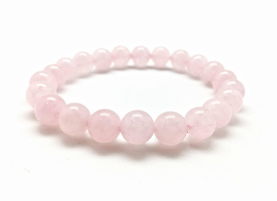 Pink Quartz Bead Bracelet