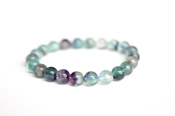 Fluorite Bead Bracelet